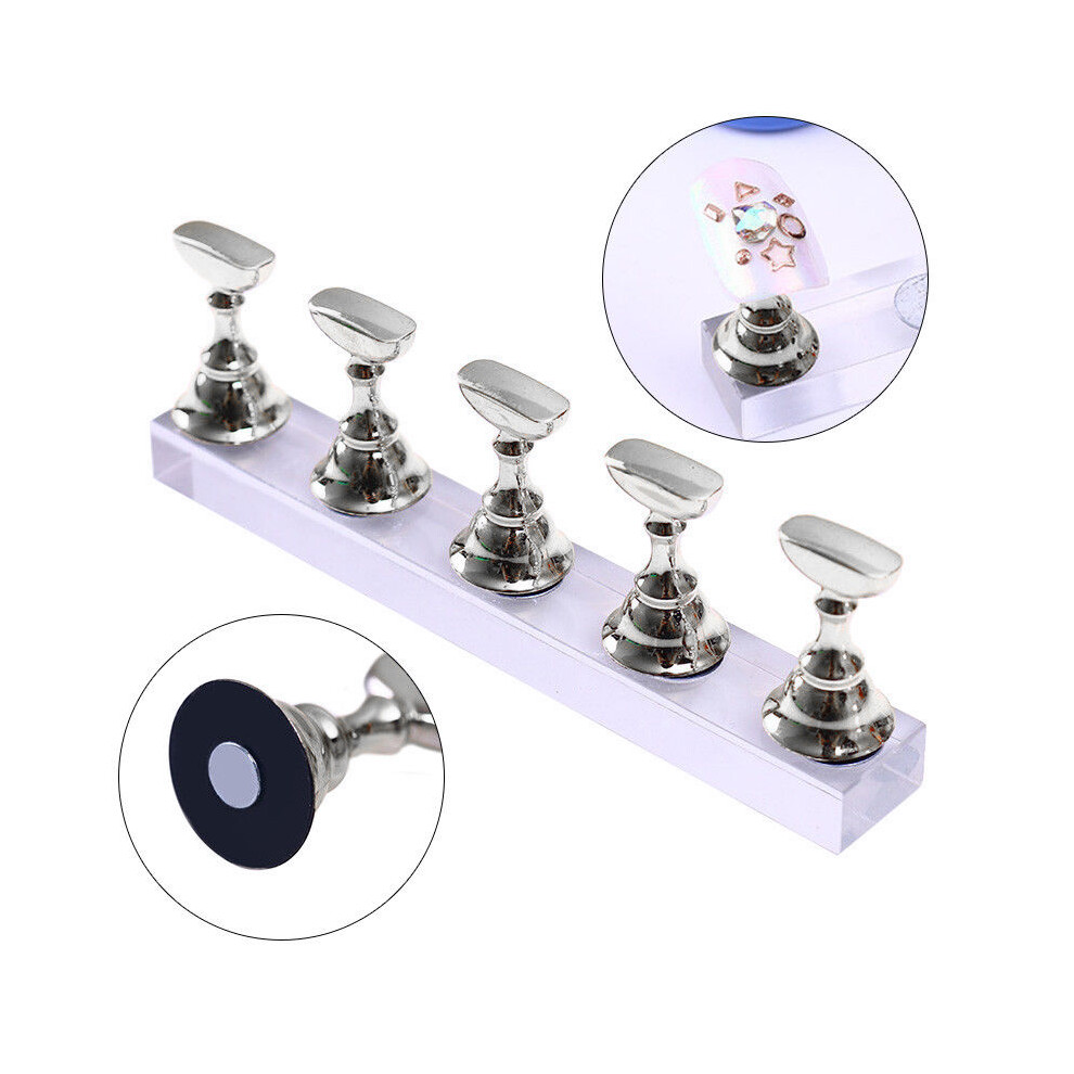 Nail Practice Stand Base Display Holder Manicure Tool