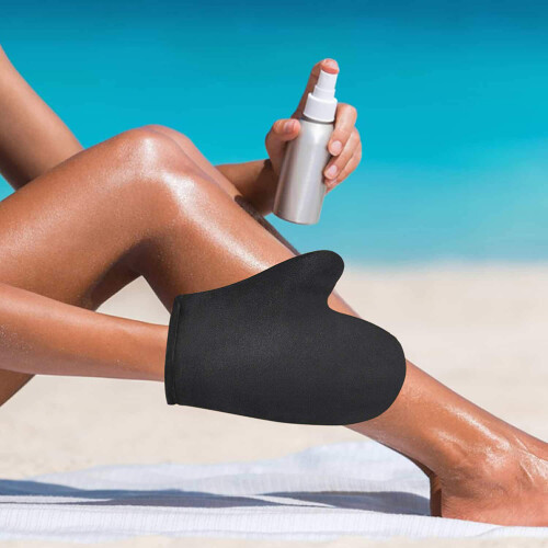 Self Tanning Mitt Reusable Lotion Glove for Face Body 1