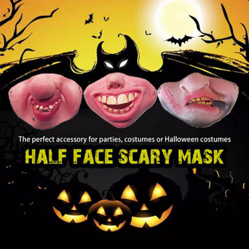 Grappig Laten Clowner Mask, Half Gezicht 2