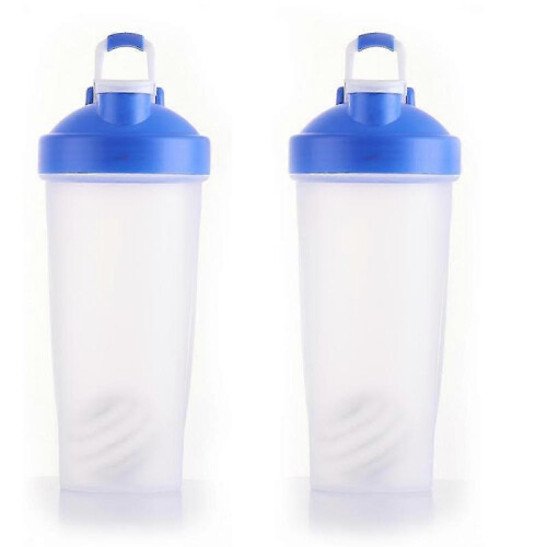 (blue) Plastic Protein Bottle For Meal Replacement Shakes And Smoothies, Drinks, Mixed Salads