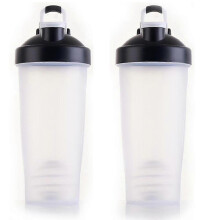 (black) Plastic Protein Bottle For Meal Replacement Shakes And Smoothies, Drinks, Mixed Salads