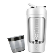 (White) Protein Shaker Bottle USB C Rechargeable Electric Protein Shake Mixer Shaker Cups for Protein Shakes Replacement Shakes  White