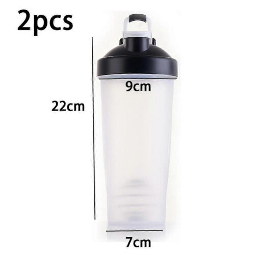 (black) Plastic Protein Bottle For Meal Replacement Shakes And Smoothies, Drinks, Mixed Salads 1