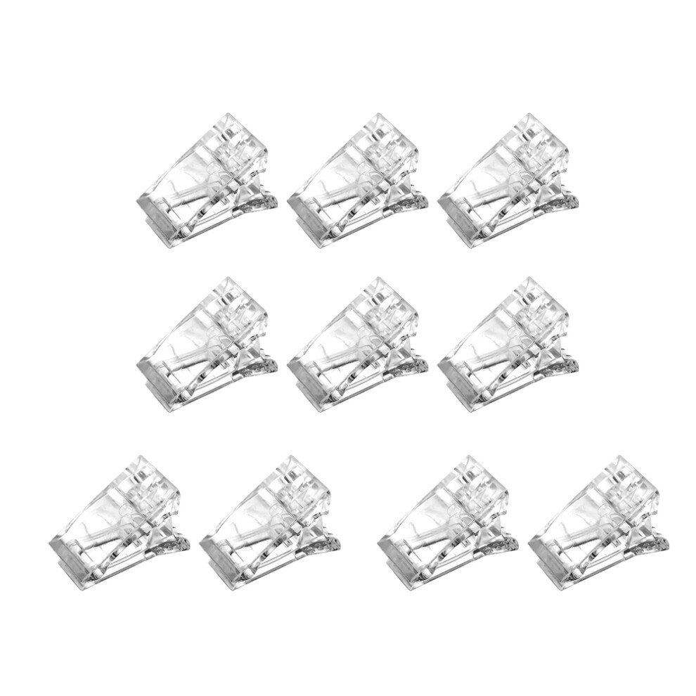 5Pcs Nail Tips Clips for Gel Nail Forms UV Builder Clamps