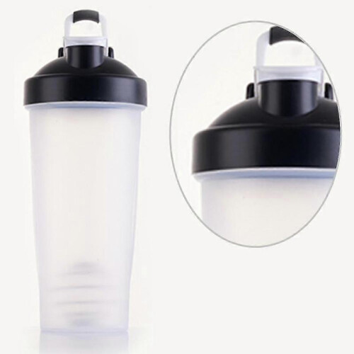 (black) Plastic Protein Bottle For Meal Replacement Shakes And Smoothies, Drinks, Mixed Salads 2