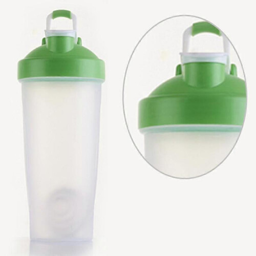 (green) Plastic Protein Bottle For Meal Replacement Shakes And Smoothies, Drinks, Mixed Salads 2