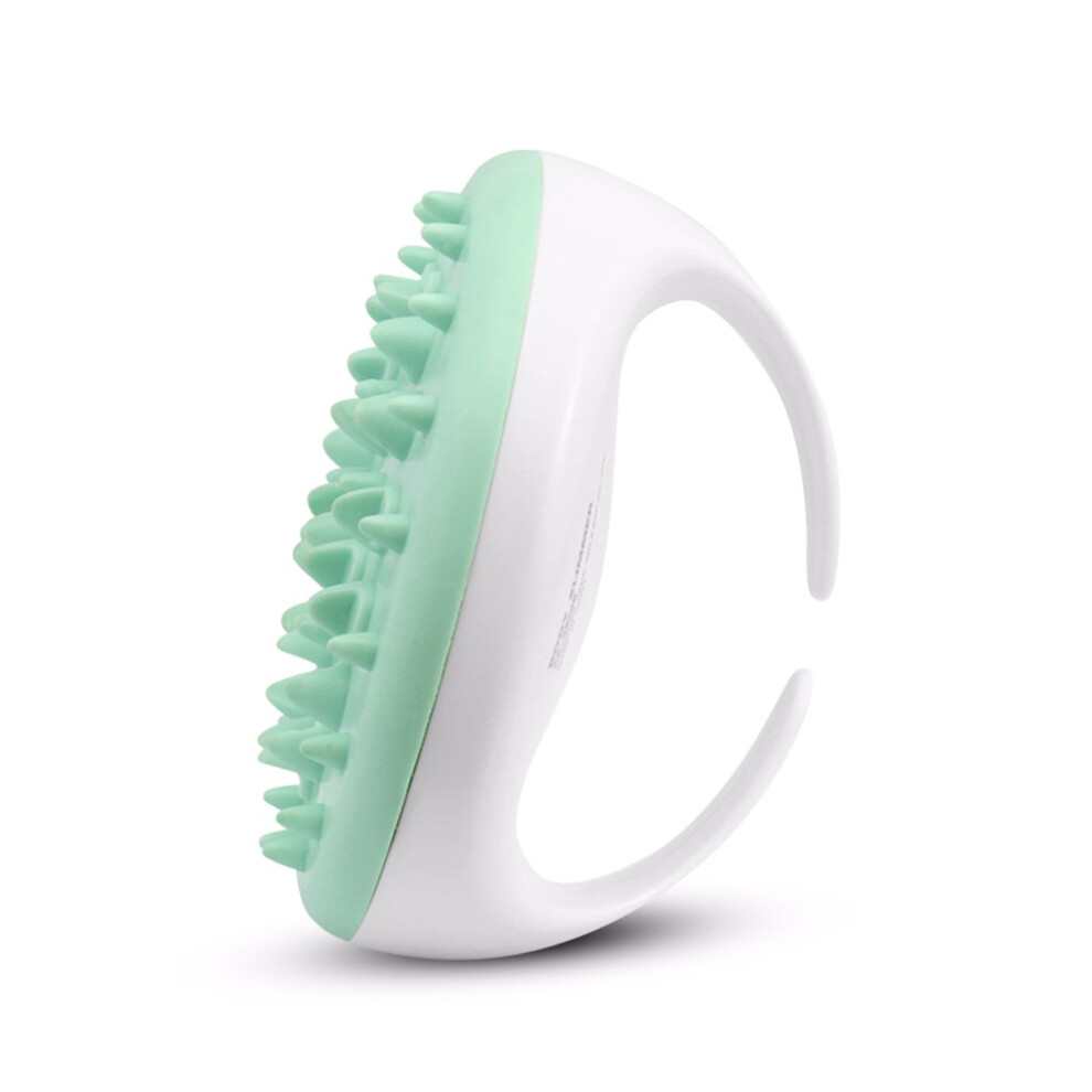 Plastic Rubber Head Handheld Shower Massage Brush for Body