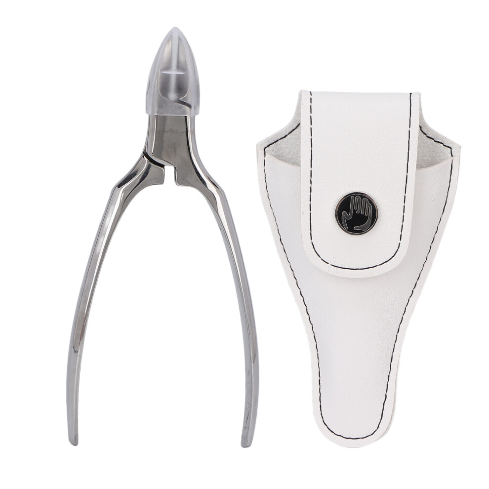 Stainless Steel Cuticle Nipper Toenail Clipper with Storage Bag