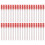 (Red) 50Pcs Disposable Eyelash Brushes ABS Red 1