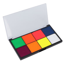 8-Color Fluorescent Face Paint Kit 40g Quick Dry