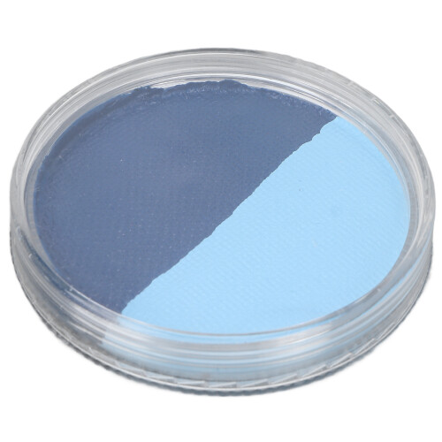 (Fluorescent Blue + Blue) 30g Wasserbasierte Gesichtsfarbe, rot/schwarz 1