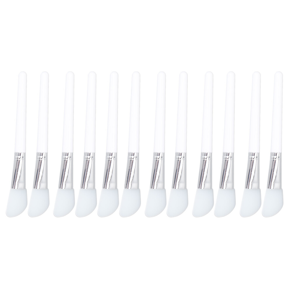 12pcs Silicone Face Mask Brush White Applicator