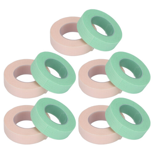 10 Rollen Wimper Tape 0.5x10yd Ademend