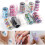 10 Rollen Nagelfolie Vlinder 3