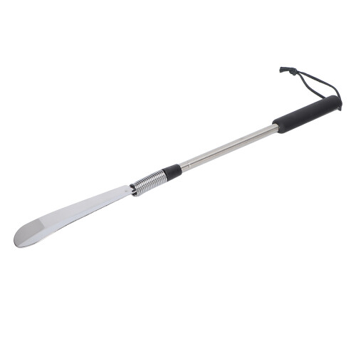 Telescopic Stainless Steel Shoe Helper Bendable Rust Resistant Stick 1