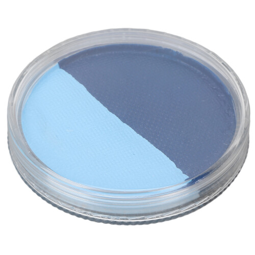 (Fluorescent Blue + Blue) 30g Wasserbasierte Gesichtsfarbe, rot/schwarz 2