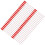 (Red) 50Pcs Disposable Eyelash Brushes ABS Red 4