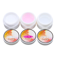 3 Color Nail Builder Gel UV Acrylic Strengthen Hard Gel for Home Pro