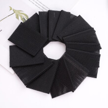 (Black6 X 7cm/2.4 X 2.8in) Haarklemmen Salon Bang Holder Plakband 6x7cm
