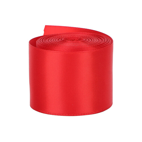 (Red) Dubbelzijdig Satijnlint 3.8cm Rood Voor Bruiloft