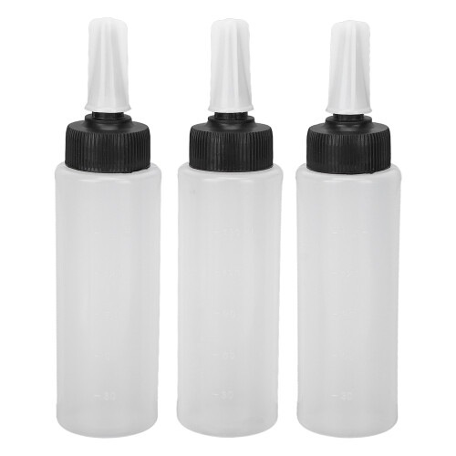 3er Set Haarfarbe-Applikator Flasche
