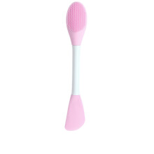 (Face Cleansing Brush+Knife Shape Light Pink) Dubbelzijdige Silicone Maskerborstel Roze