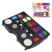 12-Color Face & Body Paint Kit Kids