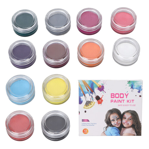 Kinder Gesichts-Mal-Set 12 Farben Halloween Cosplay