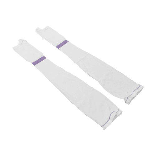 Calze Compressione Bianca per Edema Gambe XL 2