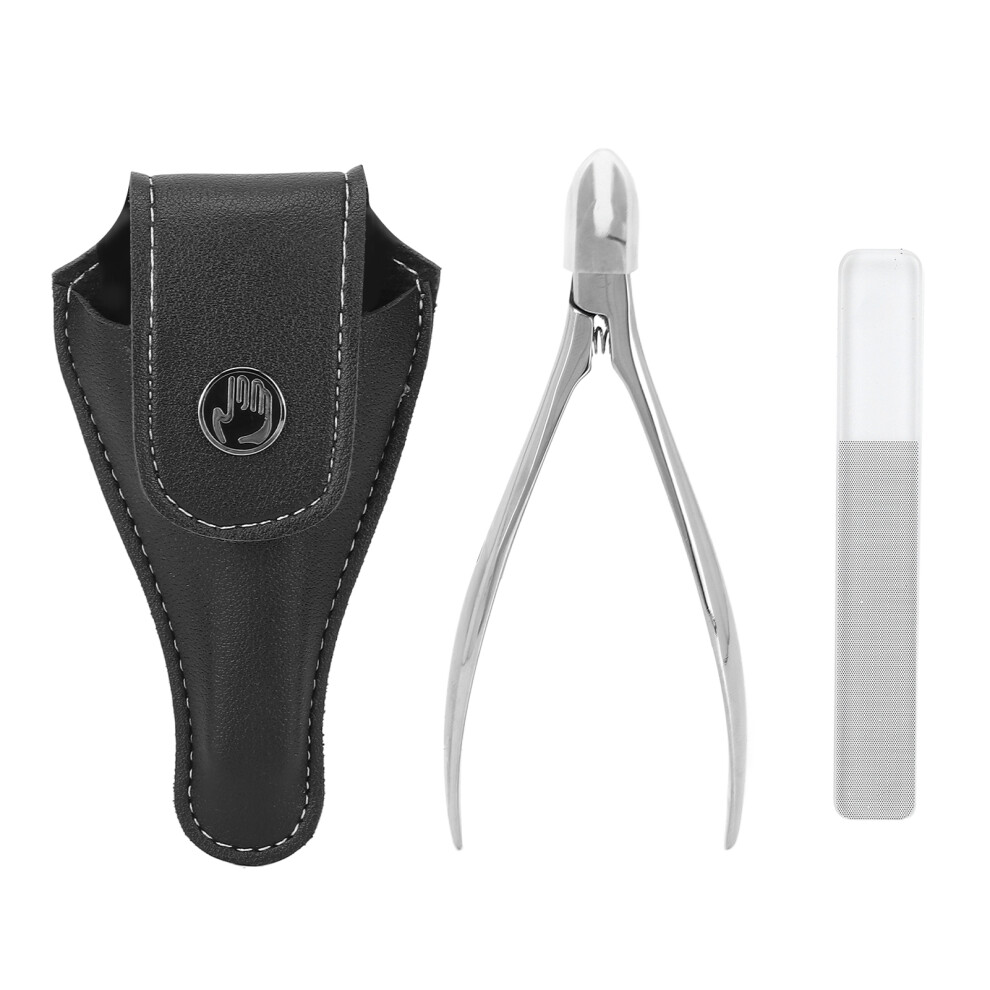Stainless Steel Cuticle Trimmer Pedicure Callus Cutter File 461605115665