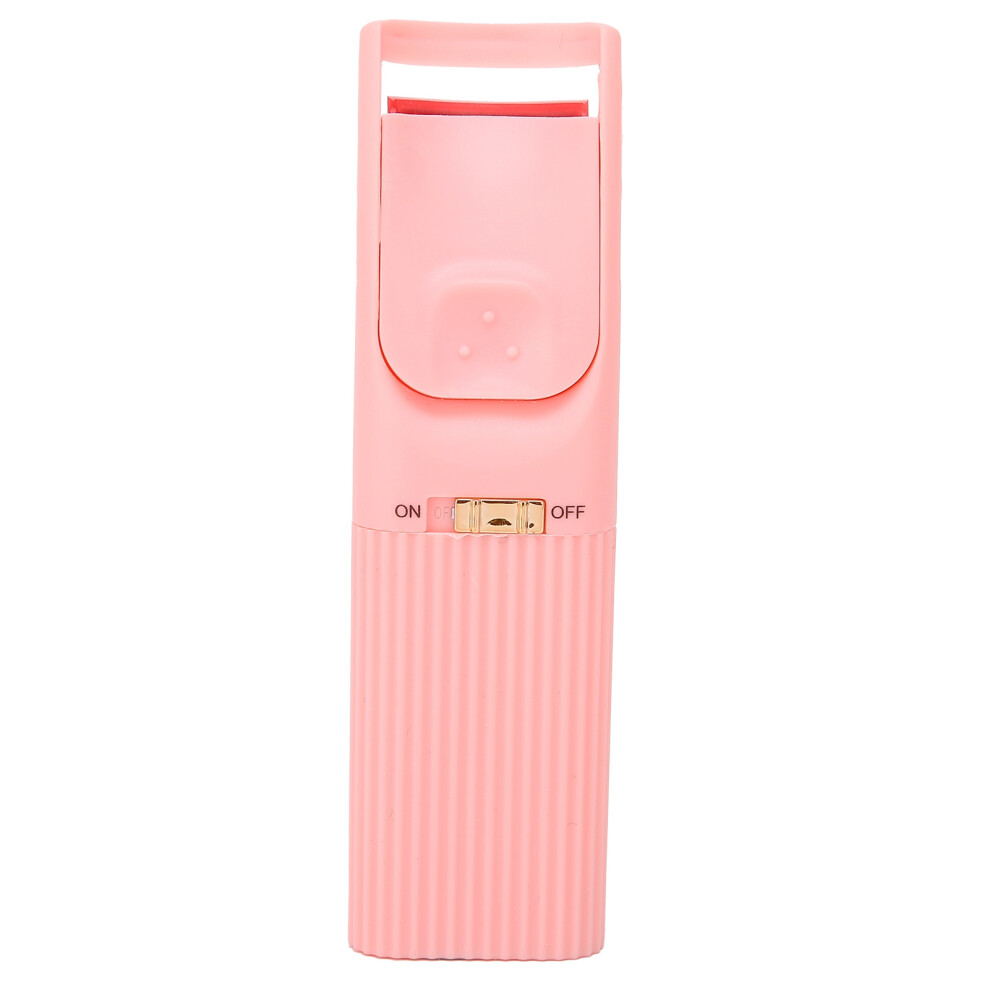 Pink (Pink) Heated Eyelash Curler Handheld Electric Temperature Control