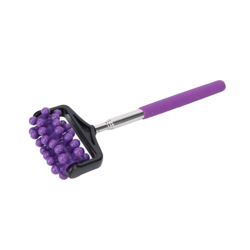 (Purple) Massaggiatore dorsale telescopico viola