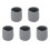 (Gray) 5x dikke rubberen krukspitsen 2
