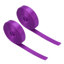 (Purple) 10mm Wasserdichtes Dekorband DIY Polyester 5yd 2Stk Lila