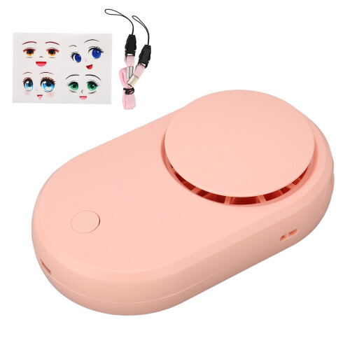 (Pink) Wimperntrockner 3 Stufen USB leise ohne Blatt 1