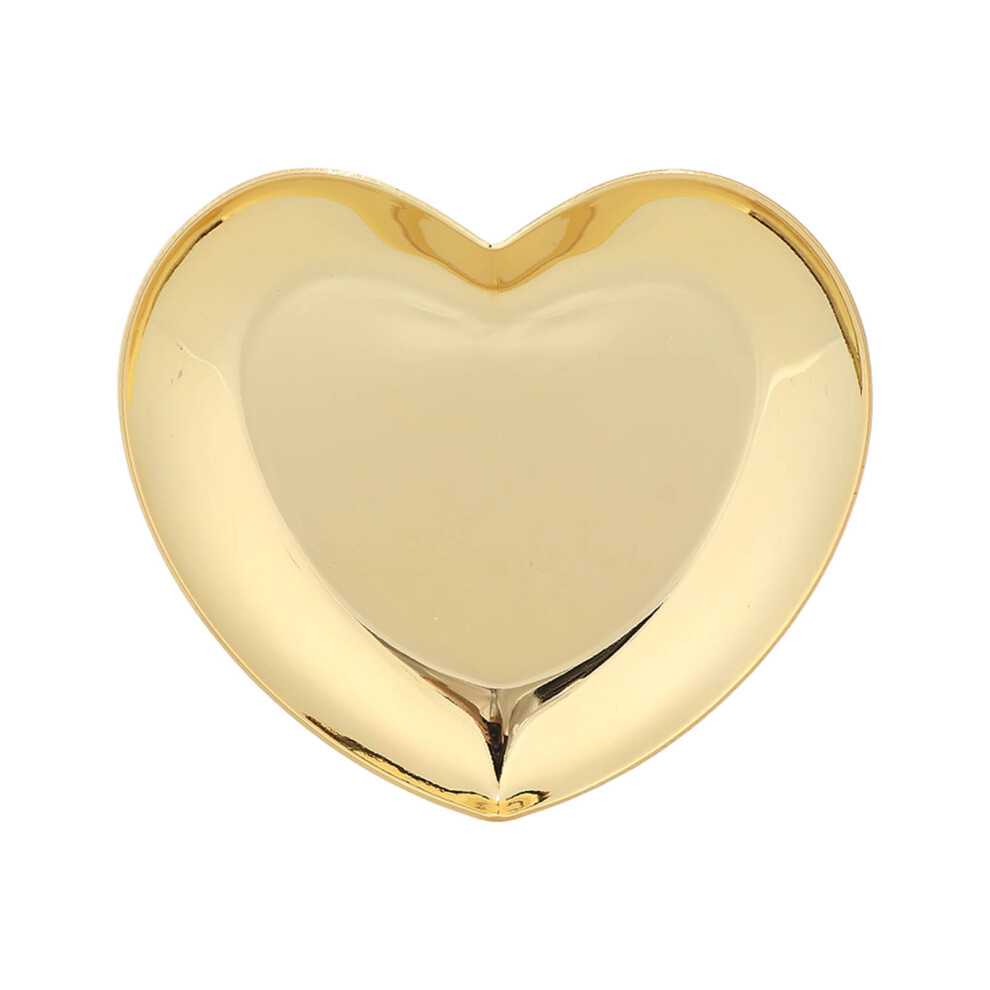 (Gold) Stainless Steel Nail Art Display Board Heart Shape Palette