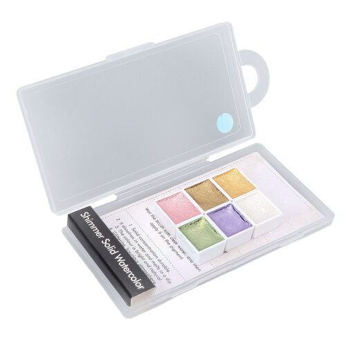 Pearlescent Glitter Watercolor Nail Paint Set 1