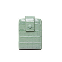 Lipstick etui PU leer met spiegel voor 3 stuks