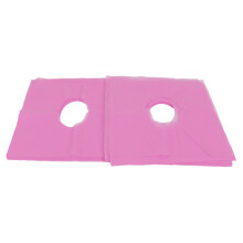 (Pink) 100x Gesichtsliegenauflagen weiß atmungsaktiv wasserabsorbierend