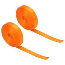 (Orange) 10mm Wasserdichtes Dekorband DIY Polyester 5yd 2Stk Lila