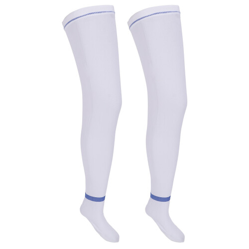 Breathable Compression Stockings Fatigue Relief White XXL 1