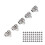 50 Stk. Legierung Bartperlen Dreadlock Schmuck 3