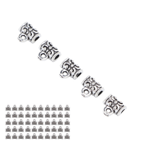 50 Stk. Legierung Bartperlen Dreadlock Schmuck 1