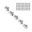 50 Stk. Legierung Bartperlen Dreadlock Schmuck 4