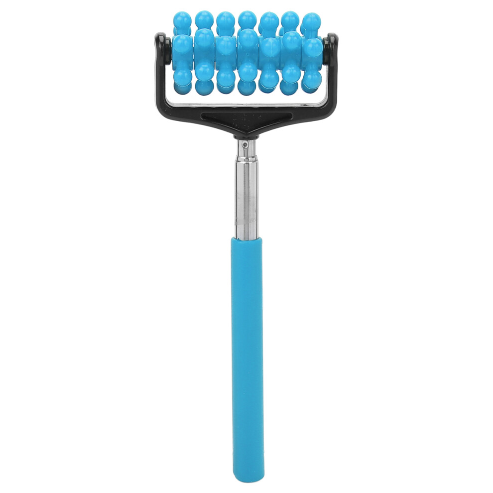 Sky Blue (Sky Blue) Back Massage Roller Stick Telescopic For Muscle Soreness Relief