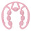 Rullo Massaggio Gambe 7 Rotelle Antidolore Rosa 1