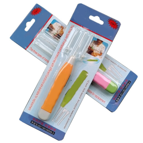 Pulitore Orecchie LED Neonato 3 Cucchiaini Cerume