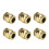 (Gold) 50pz Perline Capelli a Barile in Lega Oro per Barba 5