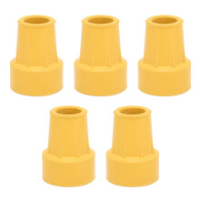 5x Einwinkel-Krücken-Spitzen 19mm rutschfest Gummi