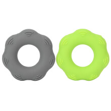 2x Handkrafttrainer aus Silikon, 40lb, Grün/Grau, Muskeltraining